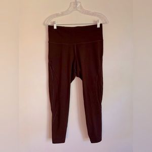 Go Dry Active Maroon Leggings